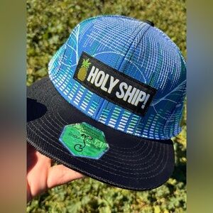 Holy Ship! Blue and Black Men's Hat